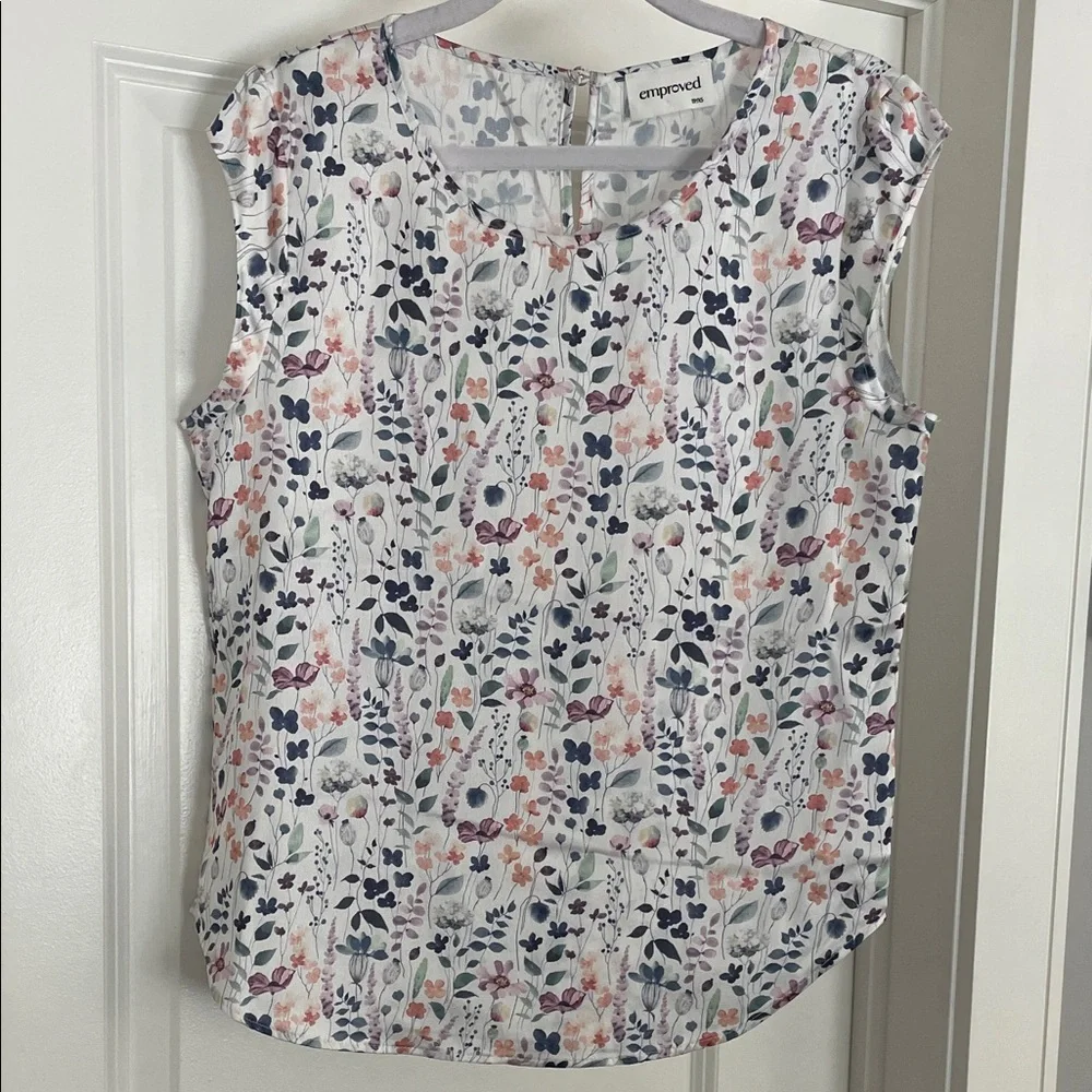 Emproved Multicolor Floral Blouse - Picture 5 of 10